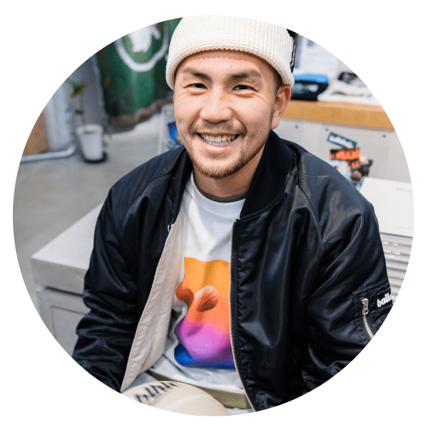 KOSUKEの写真:微笑んでいる様子の写真